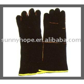 Sunnyhope leather welding working glove,welder glove